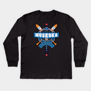 Muskoka Blue Kids Long Sleeve T-Shirt